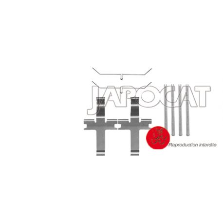 Kit de montage de plaquettes Toyota HZJ105